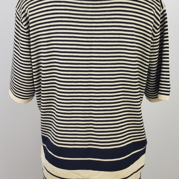 Worthington Sweater size 1X Blue Stripe - Picture 4 of 7